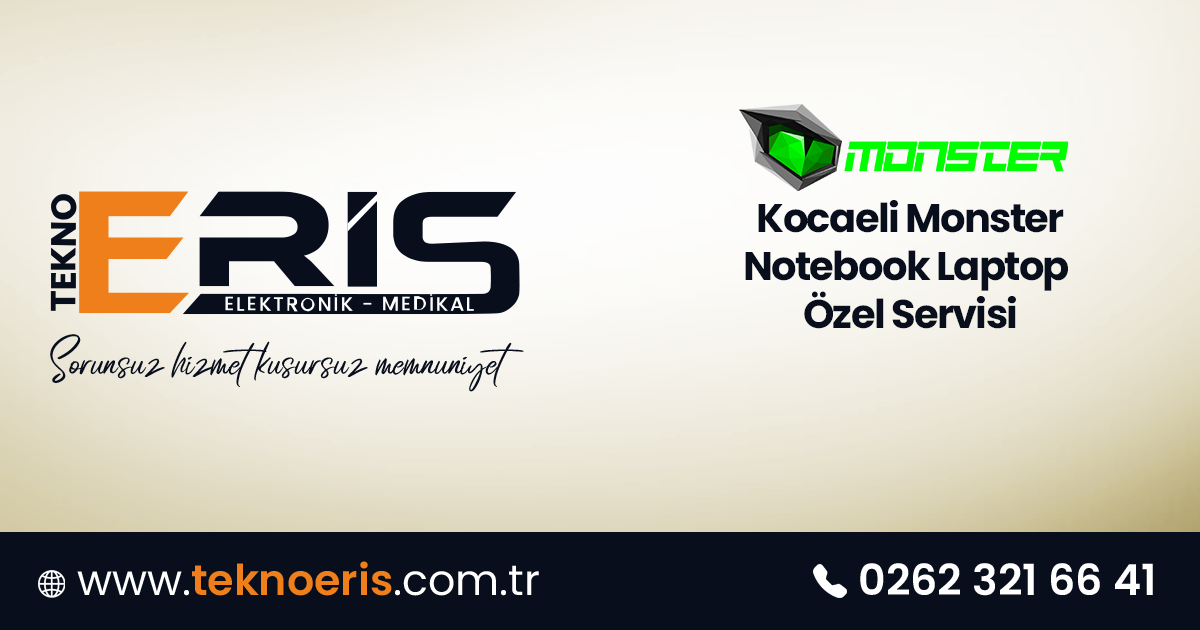 Kocaeli MONSTER Notebook Laptop Servisi