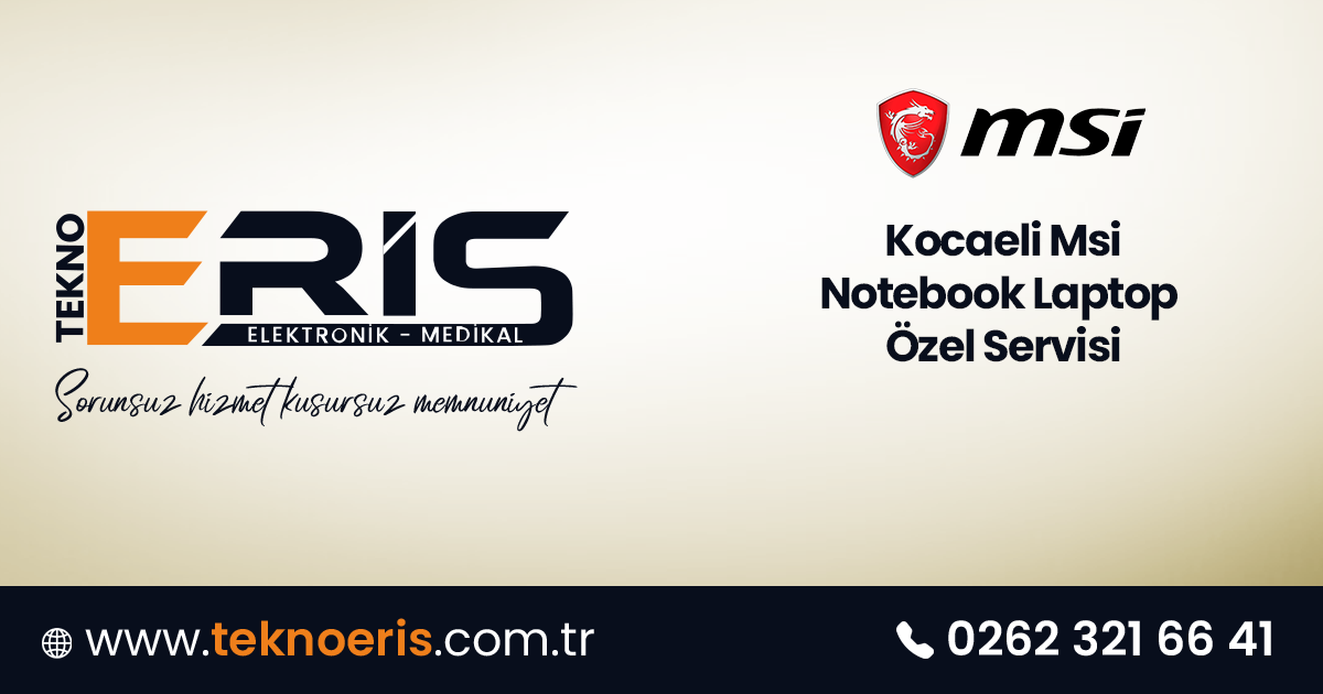 Kocaeli Msi Notebook Laptop Servisi